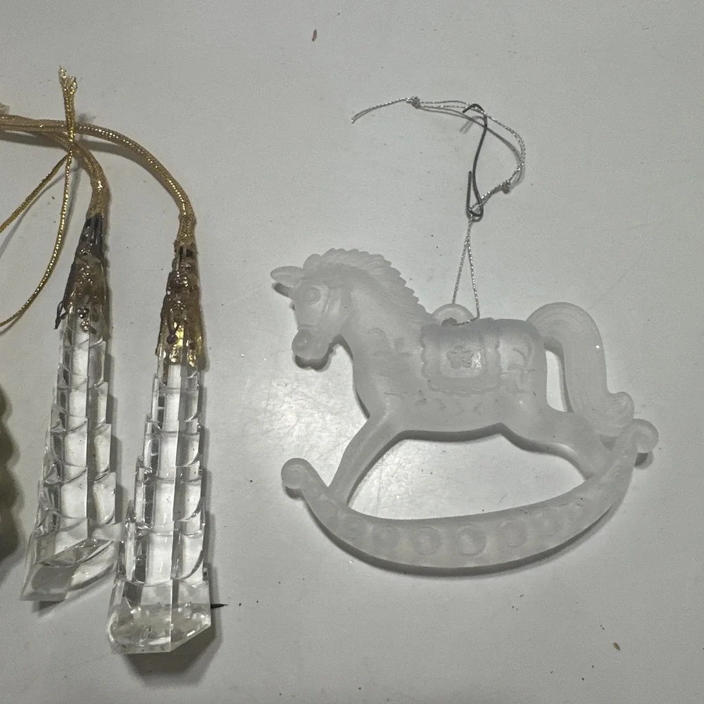 5 christmas‎ ornaments lot
